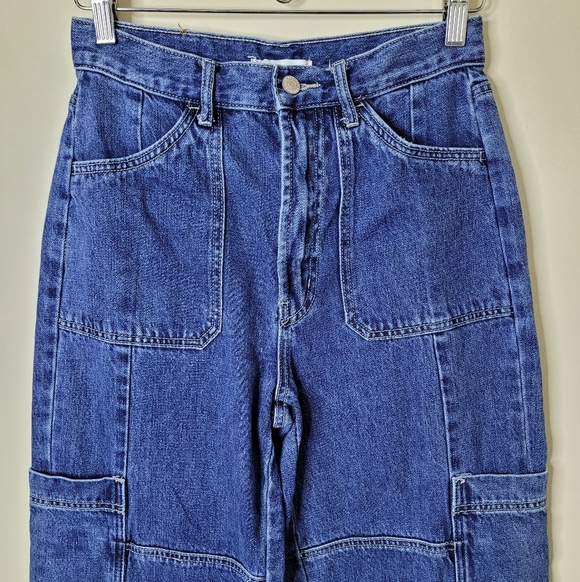 BDG High Rise Baggy Cargo Jeans High Rise Urban Outfitters Size 27 - Picture 3 of 9